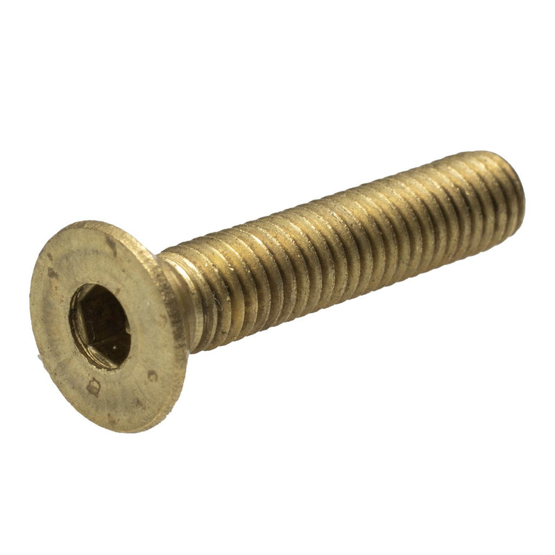 FHCS, HEX #10-32 X 1.00 BRASS FT