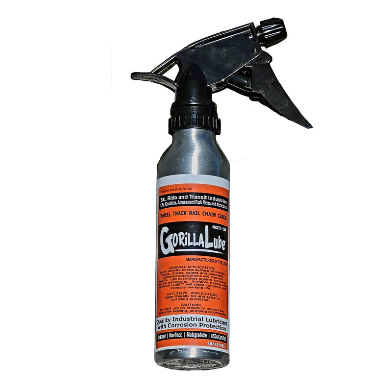 GORiLLA LUBE™ TRIGGER SPRAYER-BRUSHED ALUM LIQUID 6 OZ