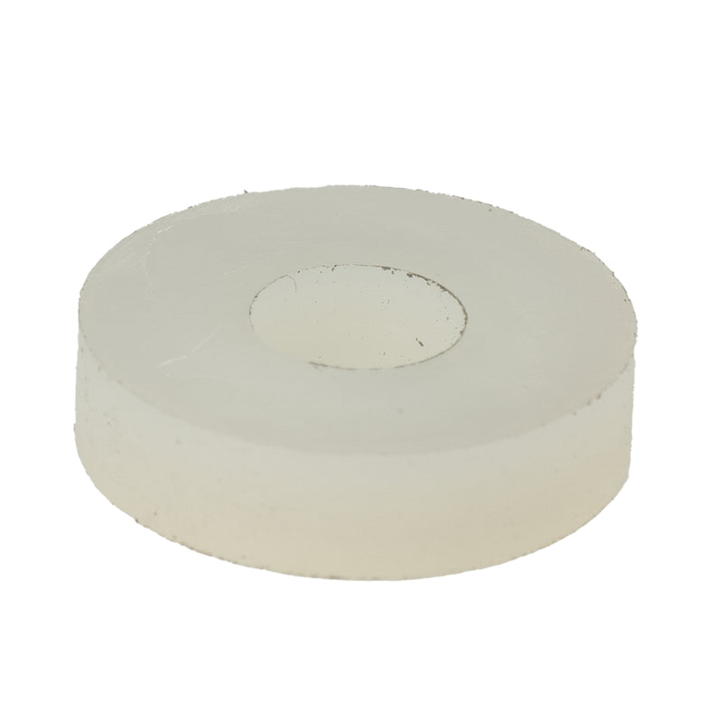 WASHER, FLAT #10, .50 X .13 TH WHT NYL