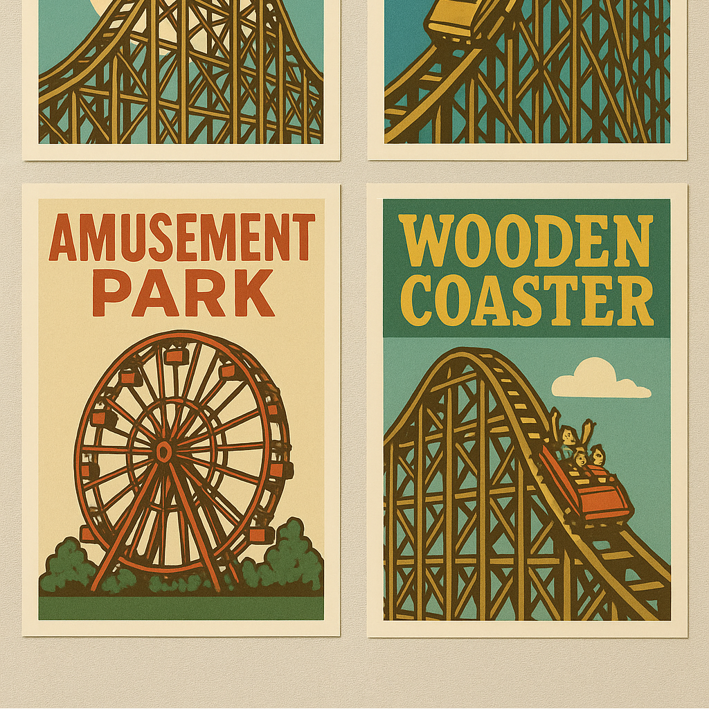 POSTERS — Costasur Roller Coaster Parts