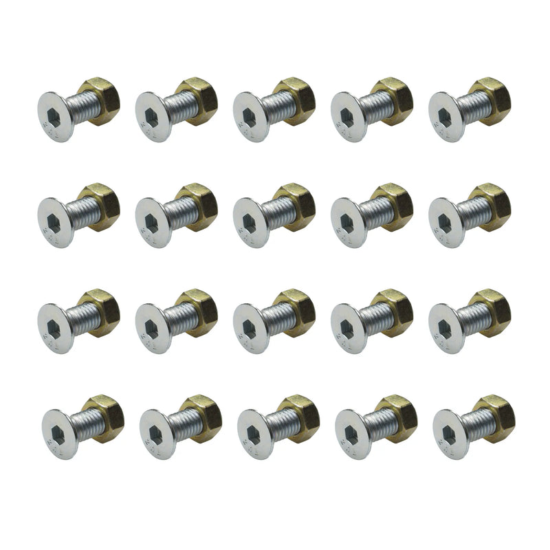 Costasur Roller Coaster Brake Shoe Nut and Bolt Set of 20