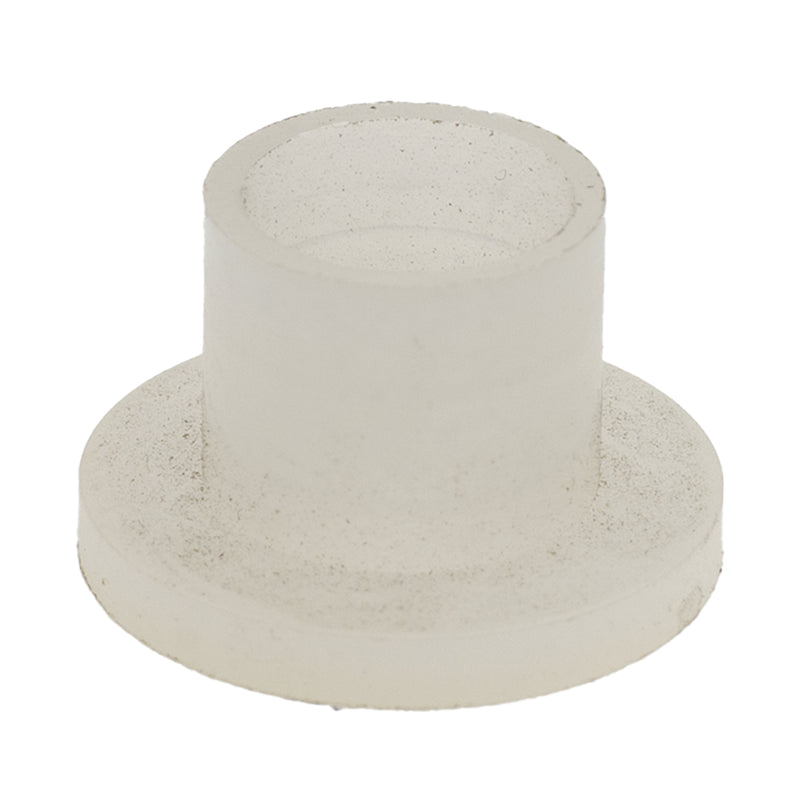 BUSHING, FLANGED .26 ID X .31 OD X .25 WHT NYL
