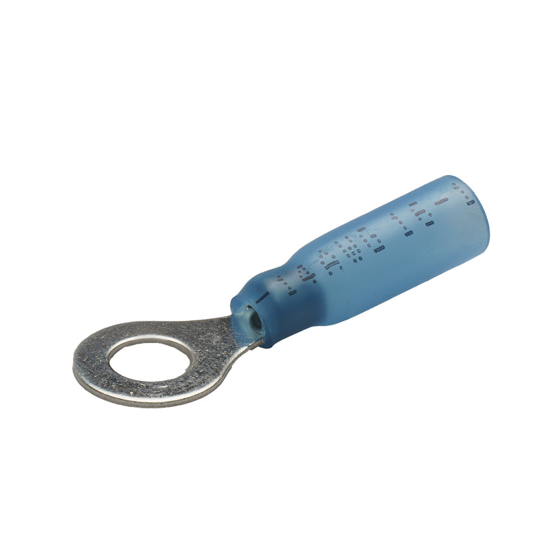 CONNECTOR, RING 16-14 AWG #10 STUD NYLON HD