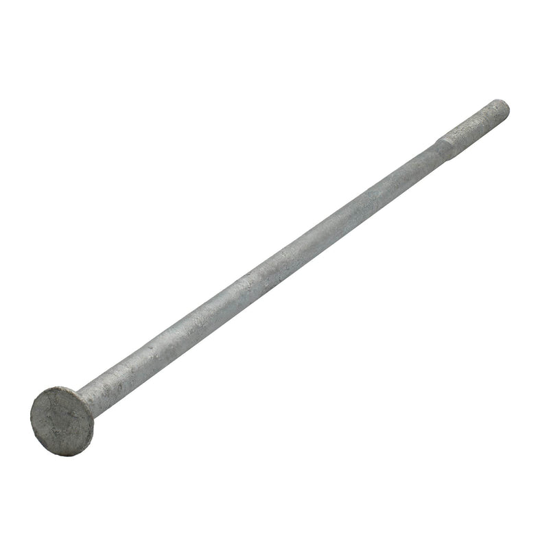 UNSLOTTED 3/8-16 X 15.00 HDG PT TRACK STEEL BOLT