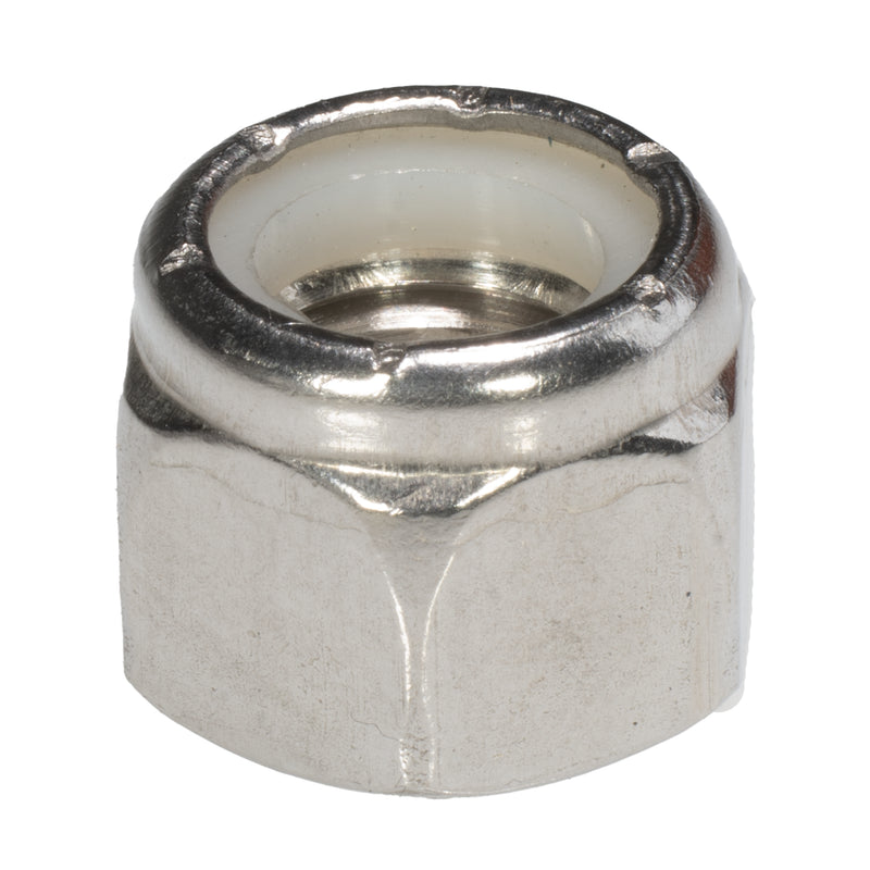LOCKNUT, NYLON INSERT 3/8-16 SS