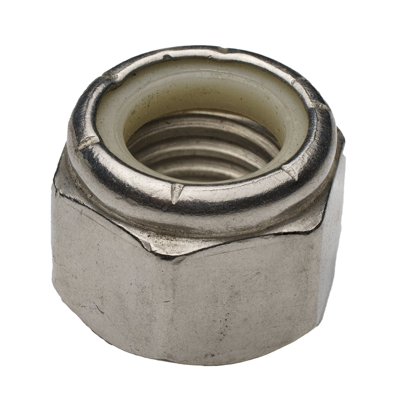 LOCKNUT, NYLON INSERT 5/8-11 SS
