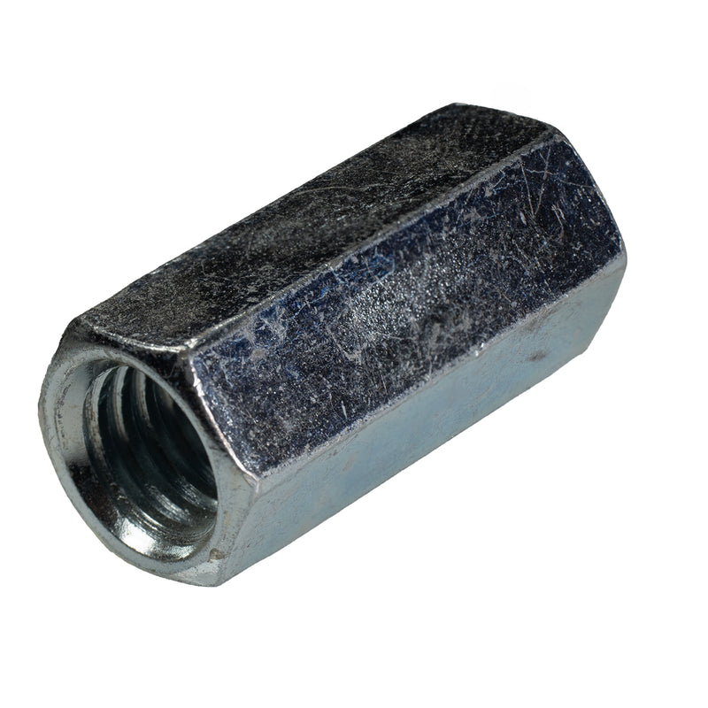 NUT, COUPLING 3/8-16 X 1.125 L ZN GR2