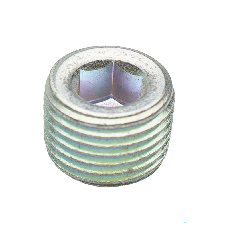 SOCKET PIPE PLUG, HEX 1/8 NPT ZN